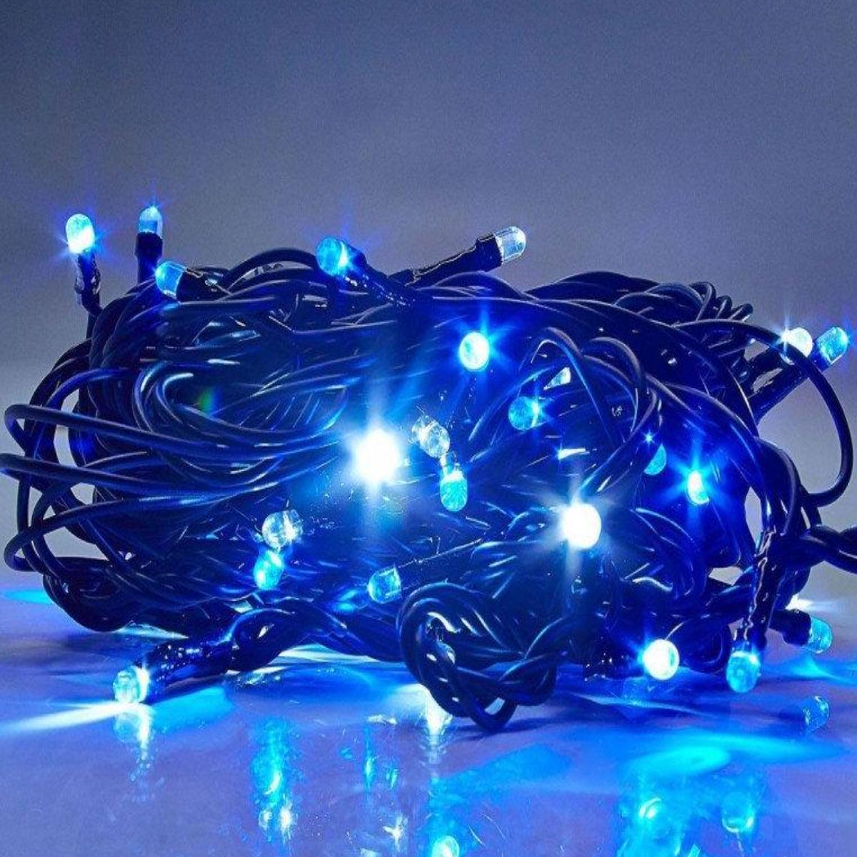 Гирлянда новогодняя Xmas 100 Led 9 м Синий
