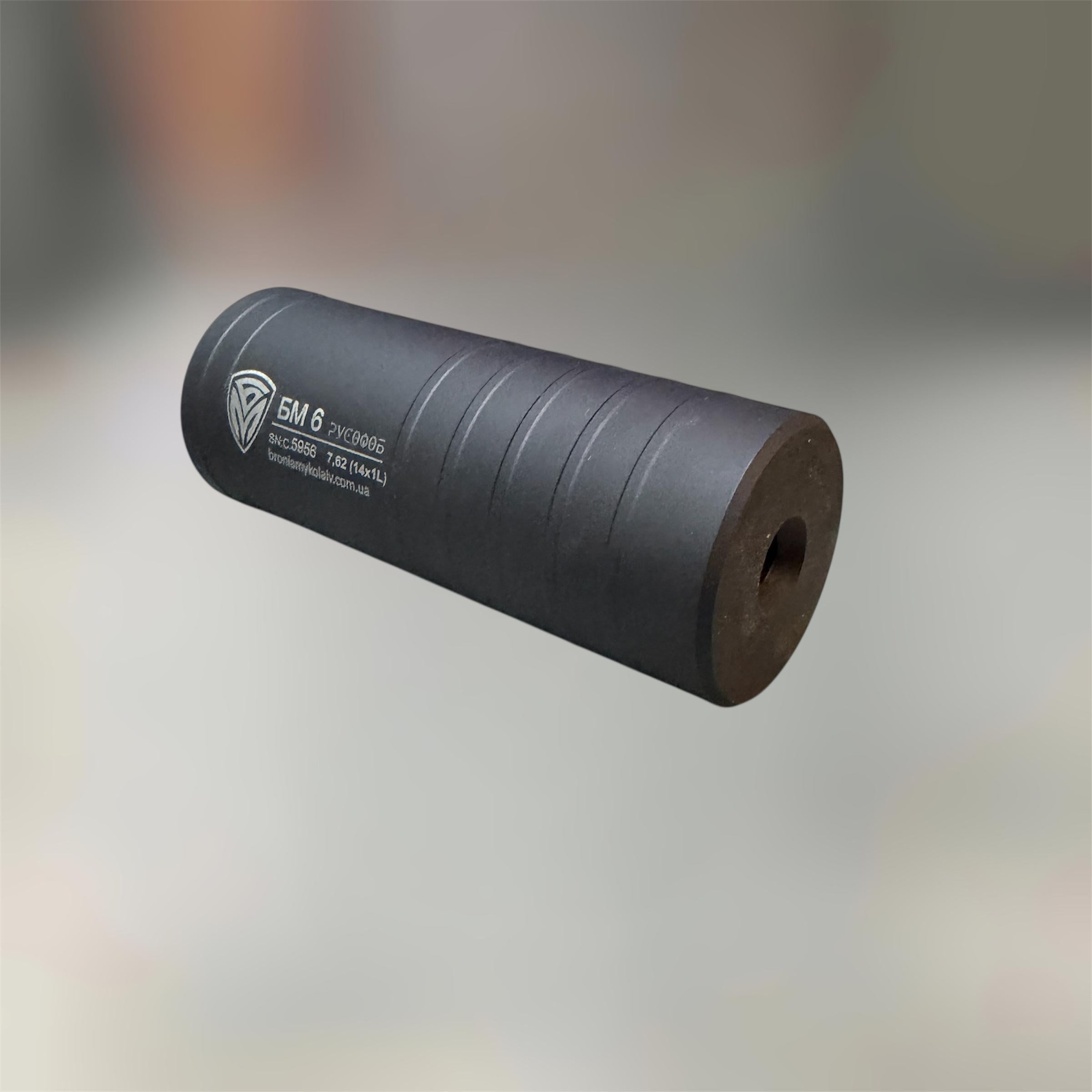 Глушитель боевой БМ6 Русофоб 7.62 резьба 14x1L саундмодератор АК CZ Bren РПК-74 (247442)