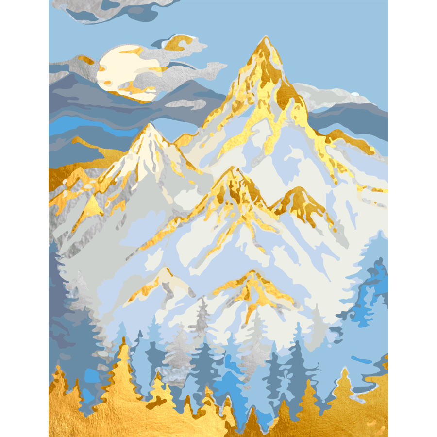 Картина за номерами Rosa Start Казковий пейзаж 3 35x45 см (Az1-4823098529811)