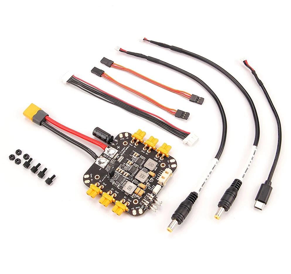 Модуль живлення Holybro PM03D 3-6S 5,2V 3A 8V/12V BEC XT30/XT60 цифровий I2C для Pixhawk 5X/6X (00-00027930)