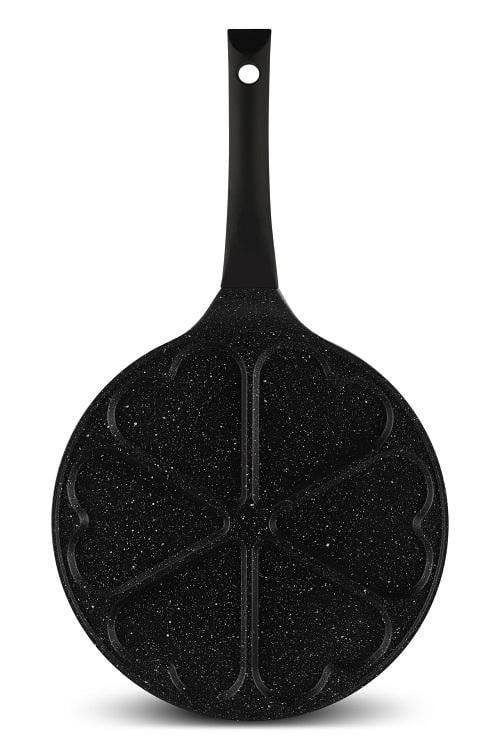 Сковорода для оладок Edenberg EB-7514 Серце із мармуровим покриттям антипригарним 27 см (EB-7514) - фото 2