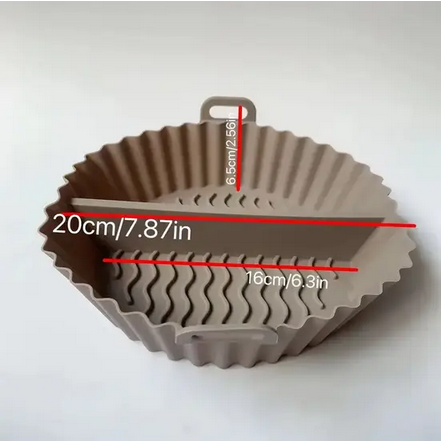 Форма силіконова роздільна для аерогрилів та аерофрітюрниць Сірий (HH-22) - фото 2 Форма силіконова роздільна для аерогрилів та аерофрітюрниць Сірий (HH-22) - фото 2