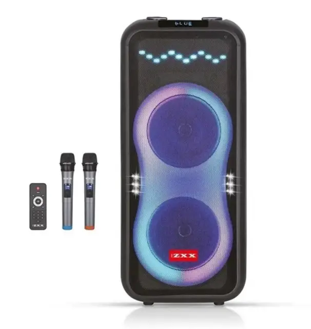 Портативная колонка ZXX-1510 100 Вт 2x10" батарея 7000 mAh Bluetooth/TWS/USB/TF/FM (2104619589)