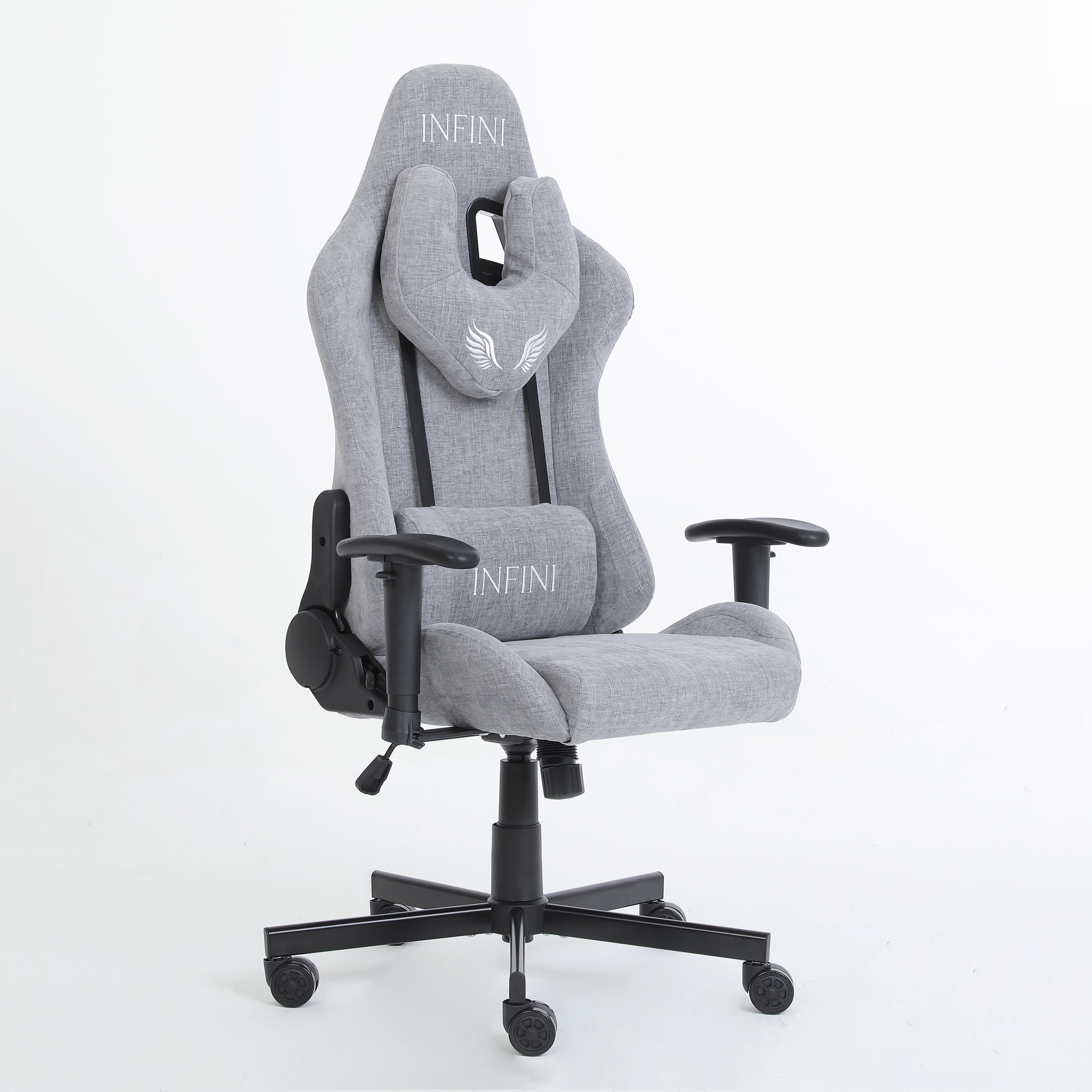 Компьютерное кресло из ткани Infini LUXOR Светло-серый (23505723) Компьютерное кресло из ткани Infini LUXOR Светло-серый (23505723)