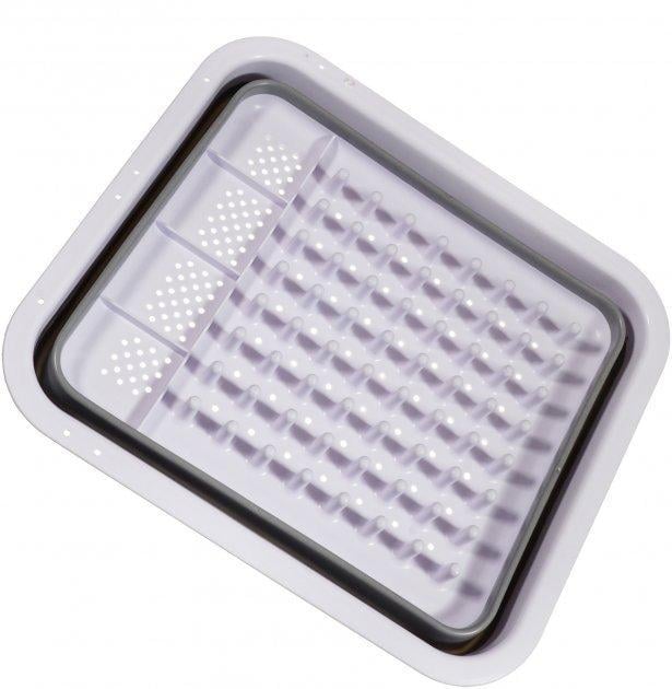 Сушилка для посуды Kitchen Craft силиконовая складная без поддона - фото 3 Сушилка для посуды Kitchen Craft силиконовая складная без поддона - фото 3