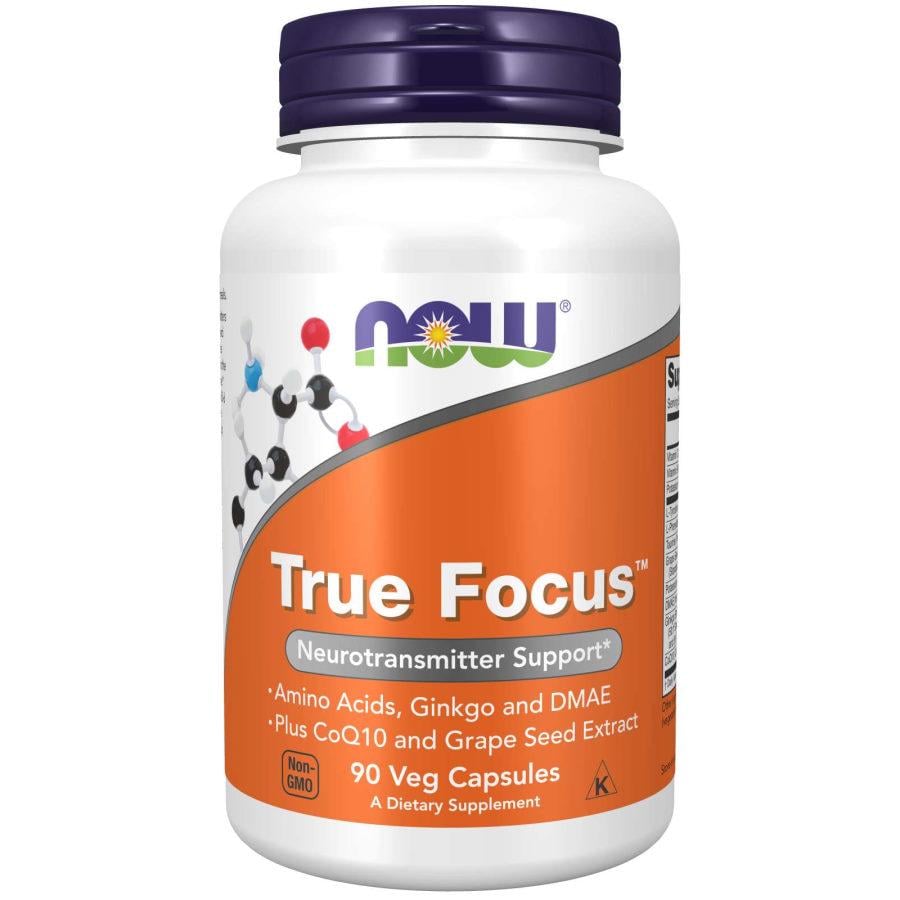 Натуральная добавка NOW True Focus 90 вегакапс. (7143)