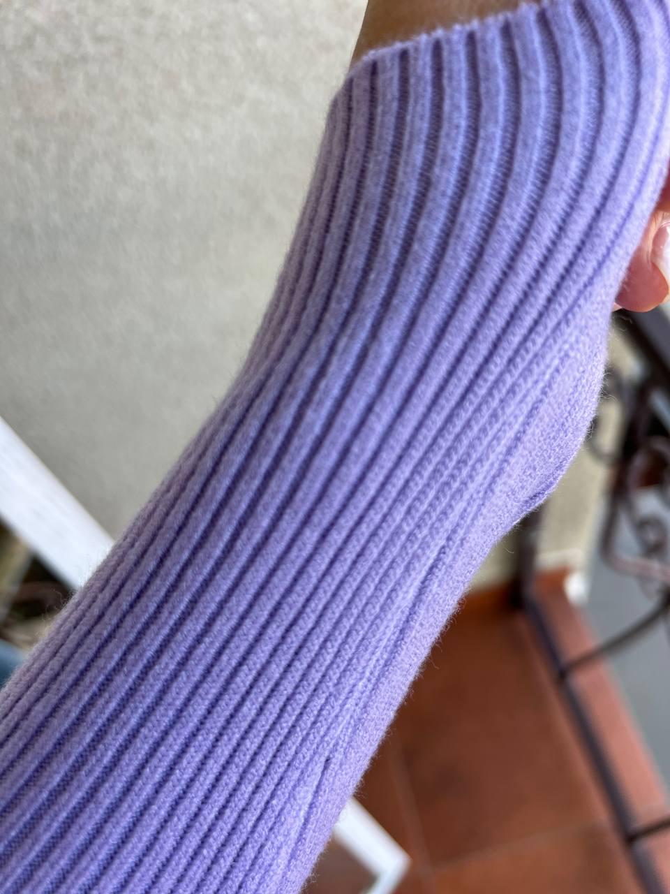 Светр жіночий A-N 920 водолазка гольф рубчик високий комір OS Бузковий (2936) - фото 4 Светр жіночий A-N 920 водолазка гольф рубчик високий комір OS Бузковий (2936) - фото 4