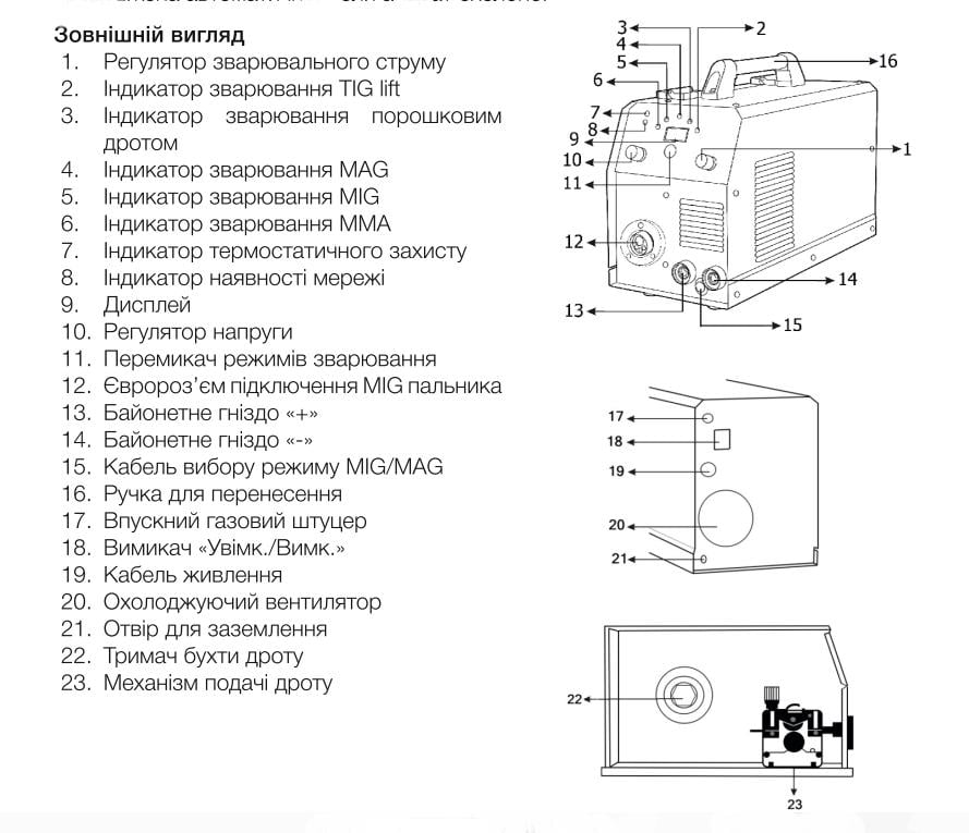 Полуавтомат сварочный инверторный Apro MIG-300 + набор кабелей - фото 11