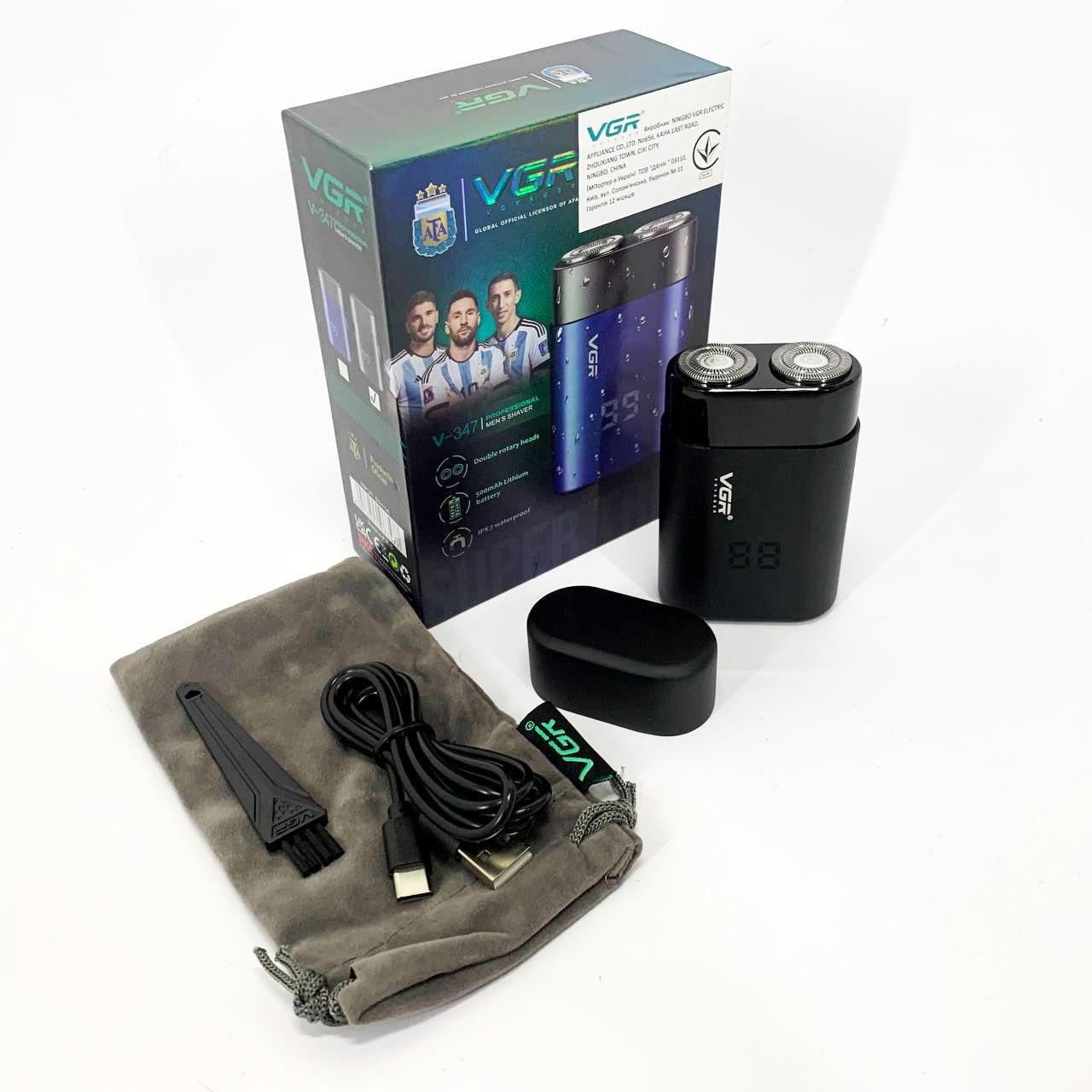 Електробритва VGR V-347 Чорний (13352871) Електробритва VGR V-347 Чорний (13352871)