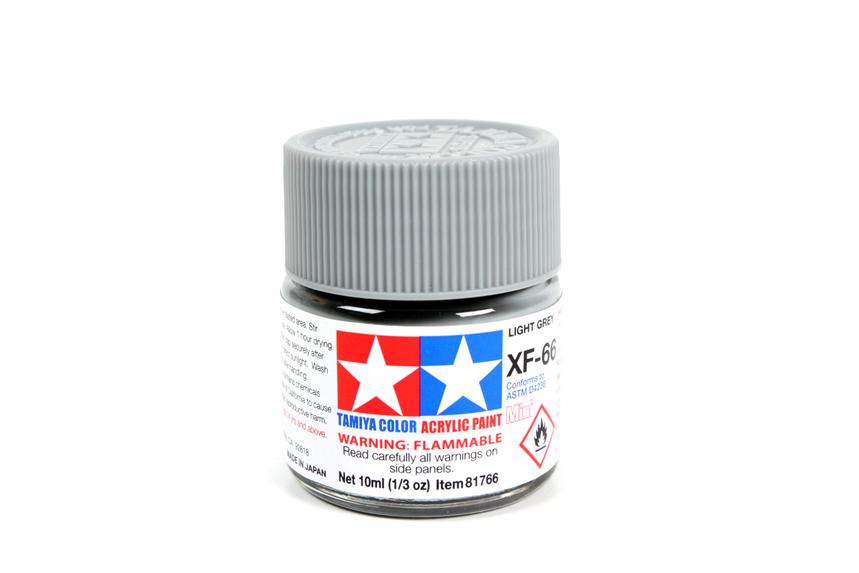 Акриловая краска Tamiya Acrylic mini XF-66 Light Grey Светло-серый (81766-A00)