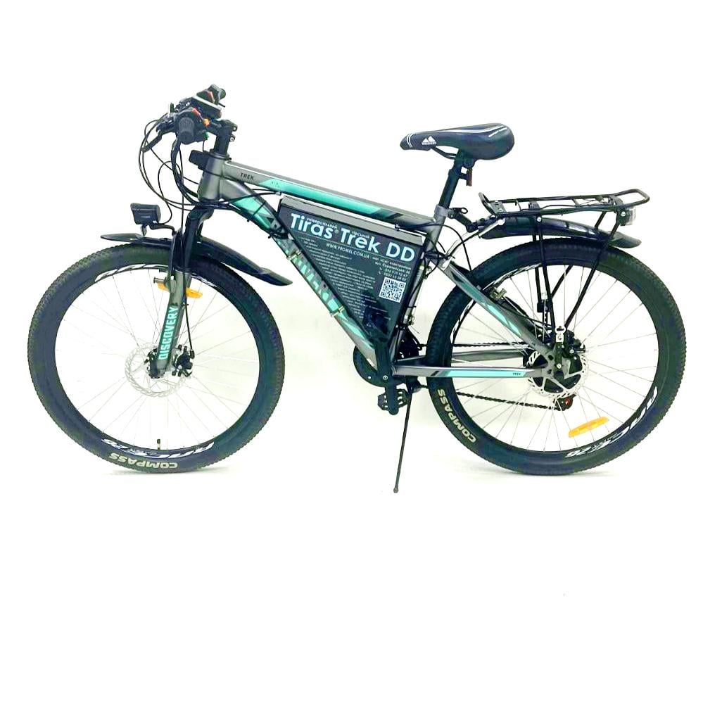 Электровелосипед Tiras TREK DD Li-Ion ICR 21700 19Ah 26" 36 V 500 W