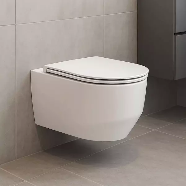Унитаз подвесной Devit Art 3.0 3030140W безобедочный с крышкой Soft-Close Vortex Flush Белый матовый (35041619)