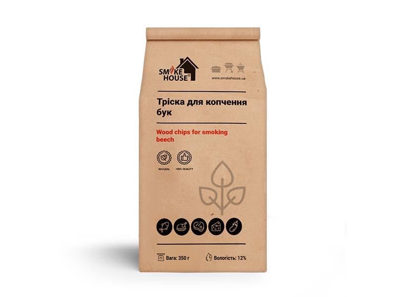 Щепа для копчения Smoke House Буковая 350 г влажность 15% фракция щепы от 6 до 10 мм (27860593)