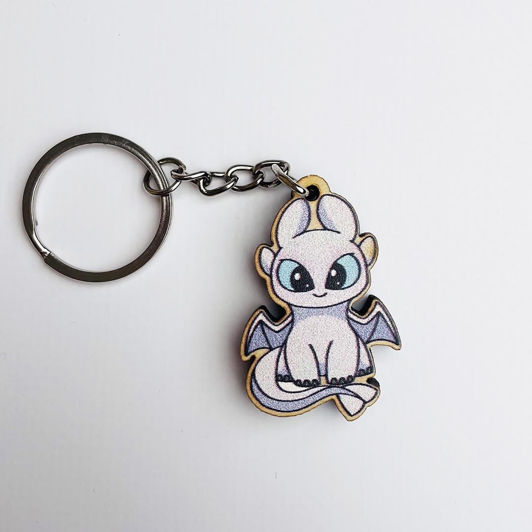 Брелок How to Train Your Dragon Light Fury small (00000002595)