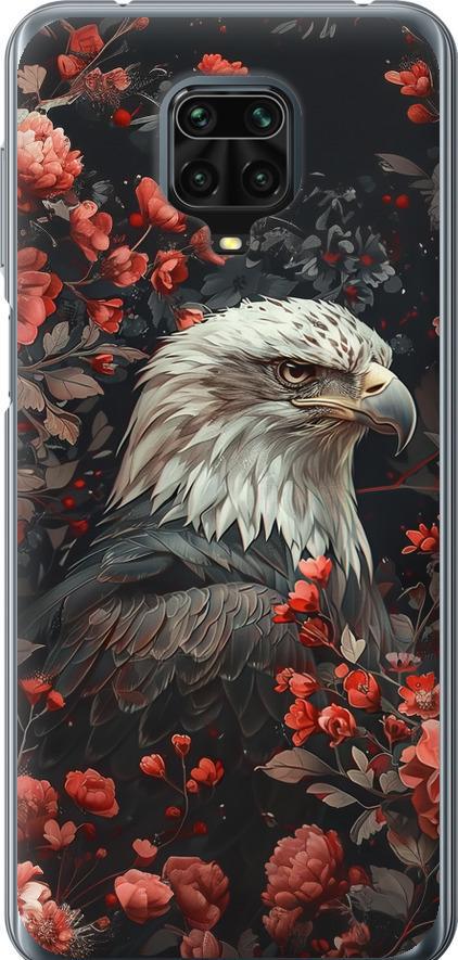 Чехол на Xiaomi Redmi Note 9 Pro Цветочный страж (6102t-1911-42517)