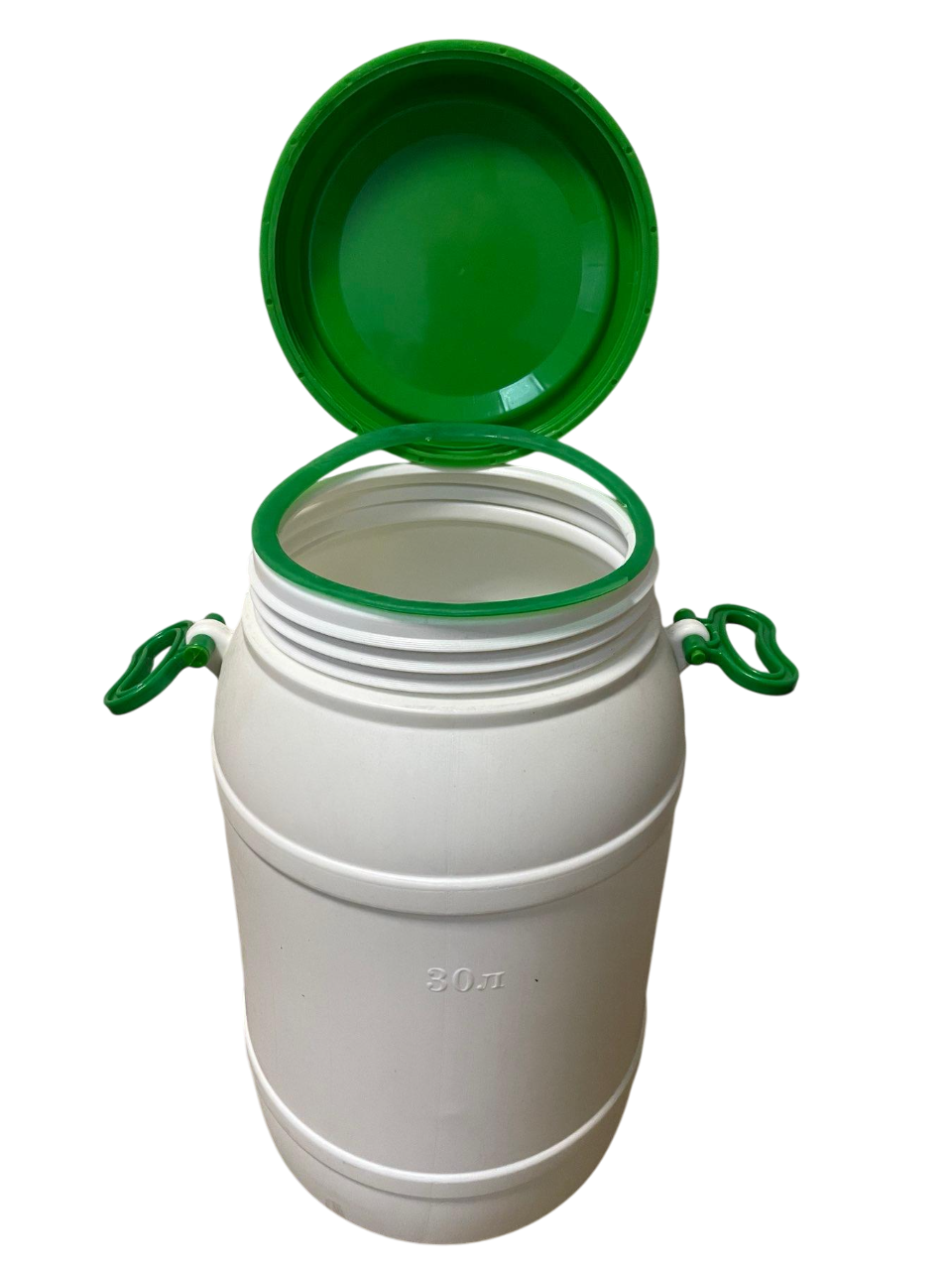 Бидон пищевой с уплотняющим кольцом 30 л 53х34 см Белый (26891969)
