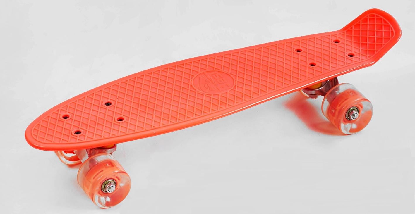 Скейтборд Best Board со PU колесами Orange (137903)