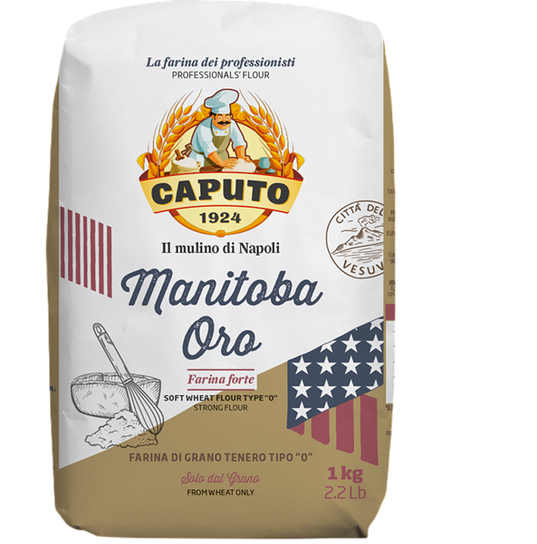 Борошно Caputo Manitoba Oro Манітоба з м'яких сортів пшениці тип 0 1 кг (1663516720)