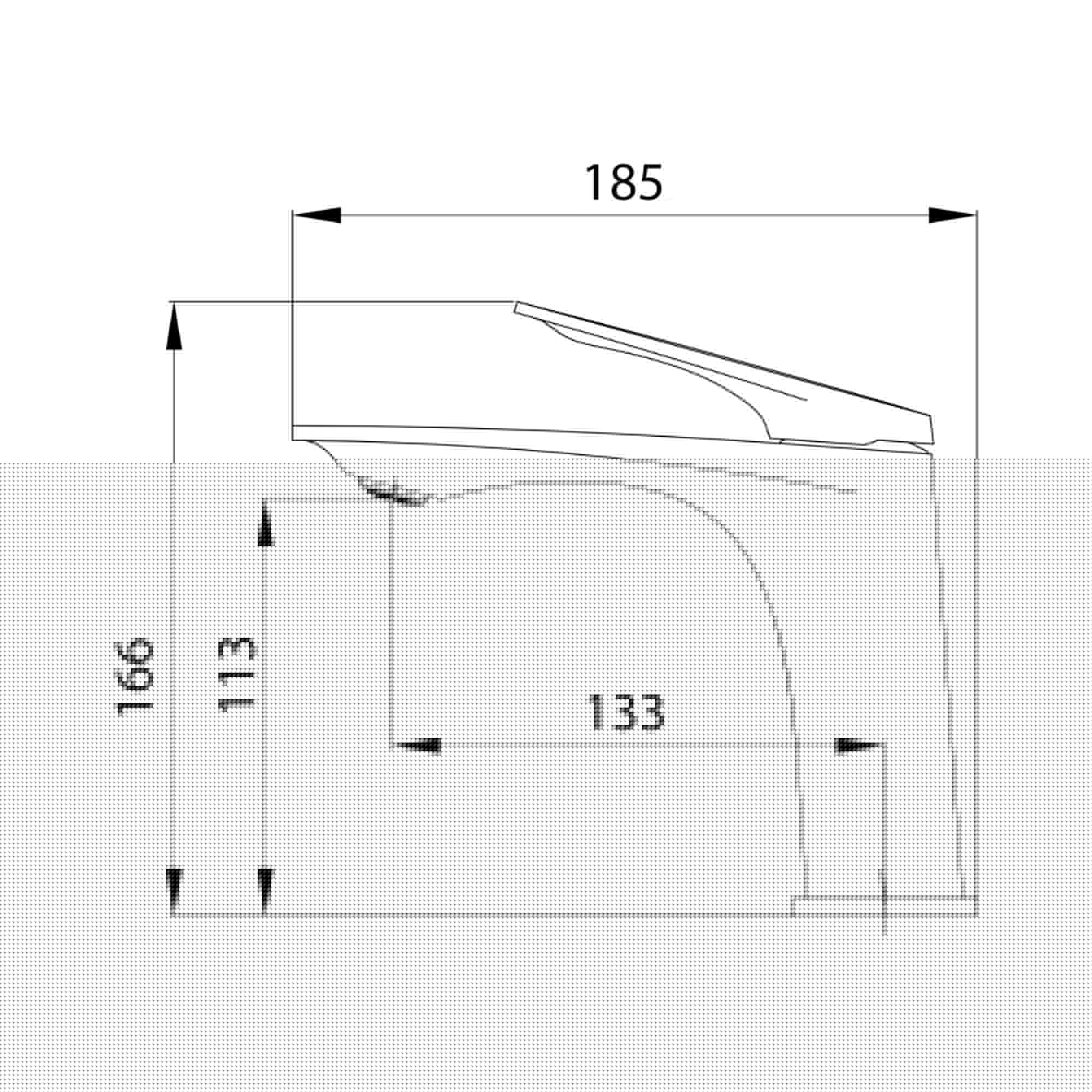 Змішувач для умивальника Q-tap Vlasta New QTVLA270CRM45640 одноважільний Хром (233664) - фото 2