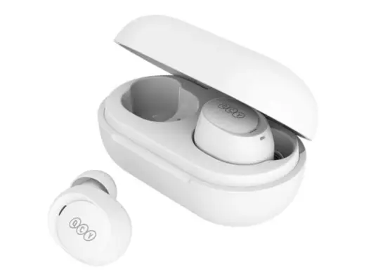 Наушники беспроводные QCY T27 ArcBuds Lite White