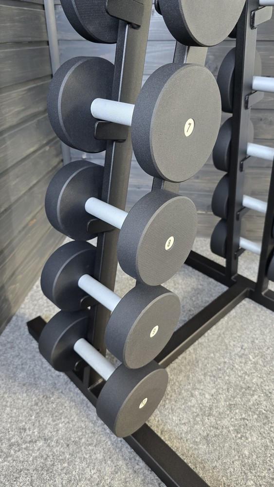 Ряд гантельный RN-Sport 1-10 кг со стойкой Black (2522948933_rn-spo_2) - фото 7 Ряд гантельный RN-Sport 1-10 кг со стойкой Black (2522948933_rn-spo_2) - фото 7