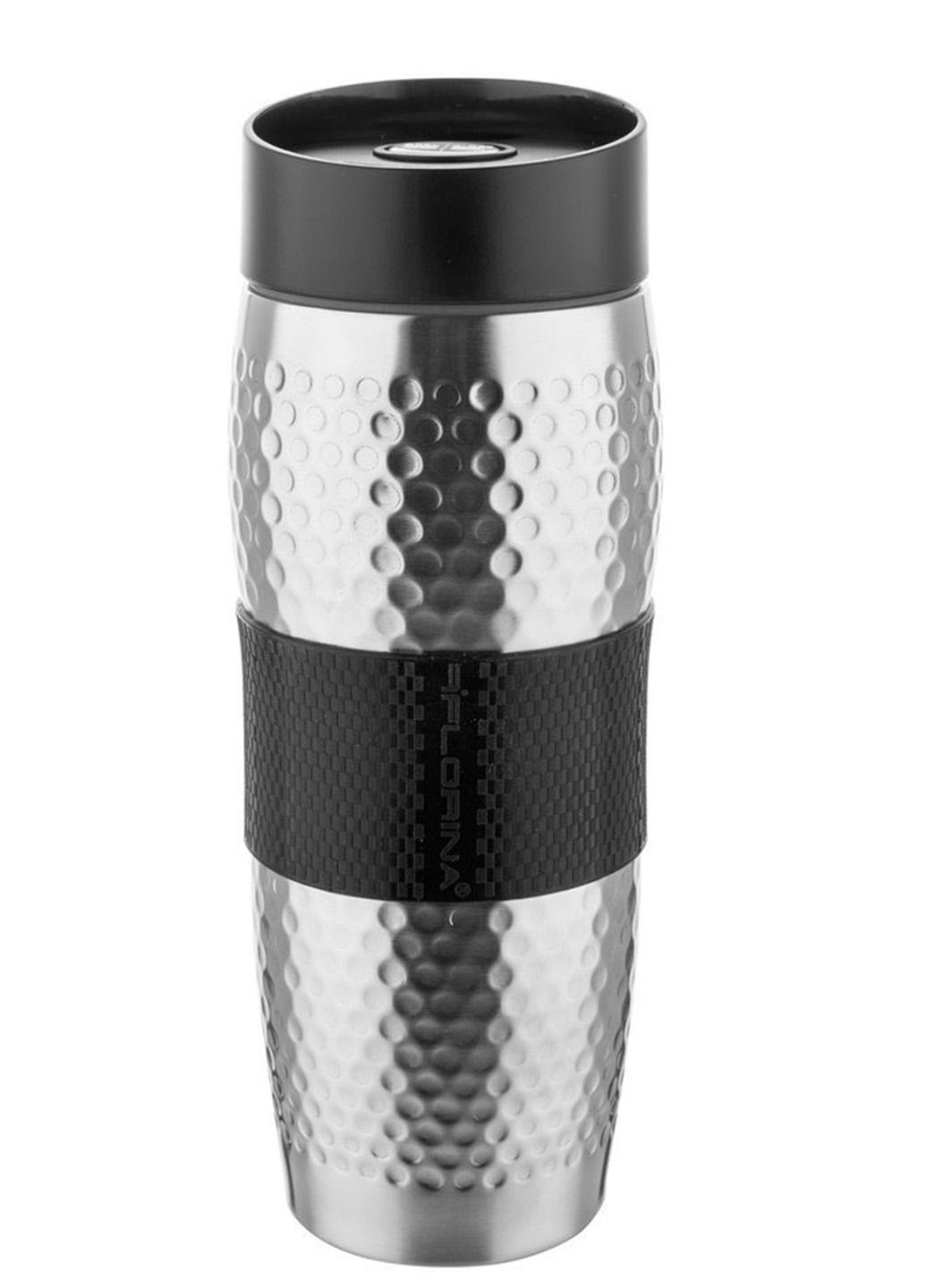 Термокружка Florina PRESSTON нержавеющая сталь 360 мл Черный (5K0375)