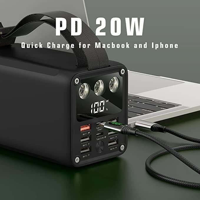 Повербанк 60000 мАч USB C PD 20 Вт для iPhone/Samsung/iPad/MacBook - фото 2 Повербанк 60000 мАч USB C PD 20 Вт для iPhone/Samsung/iPad/MacBook - фото 2