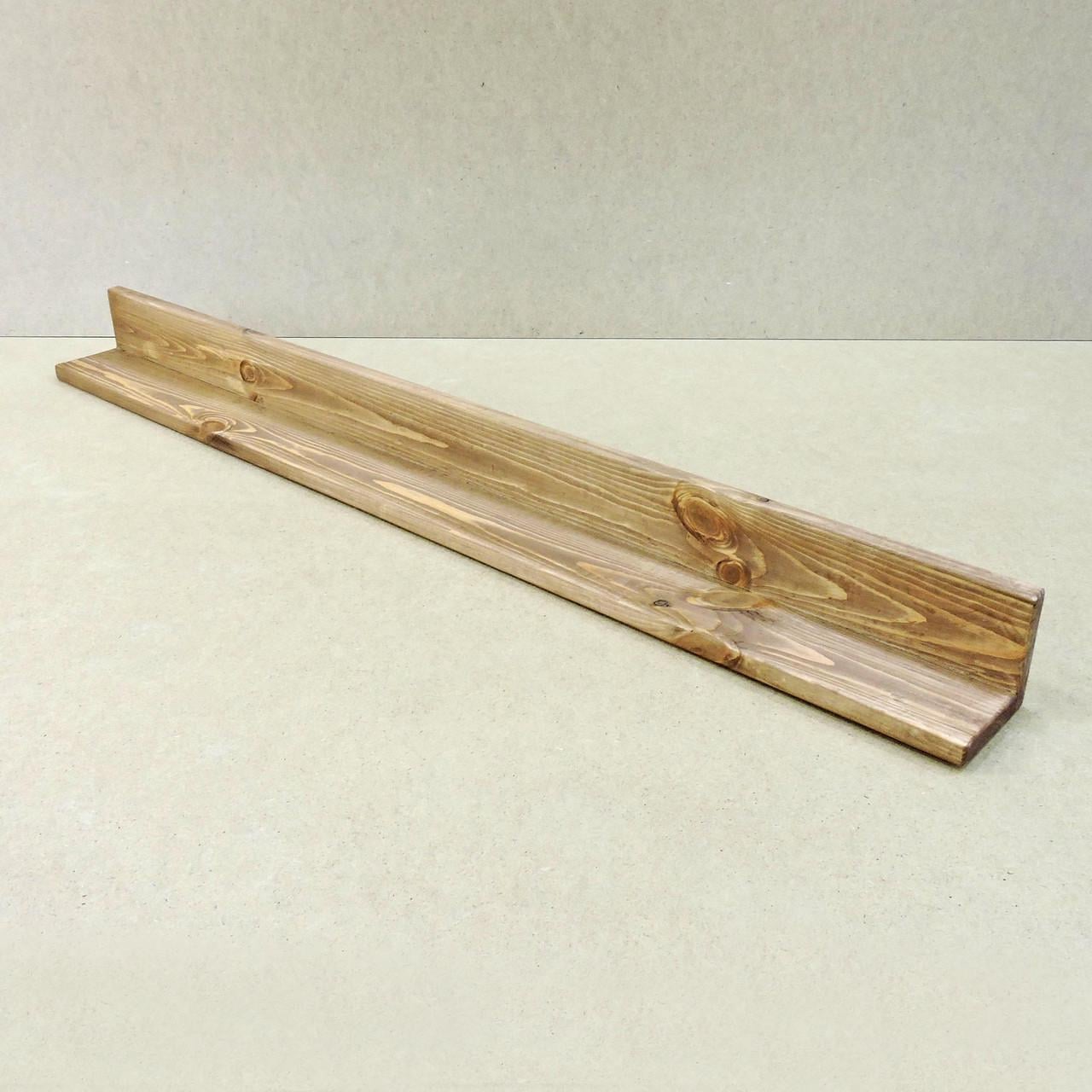 Полка настенная из дерева Палас 110 см Мускат (НСП-118007)