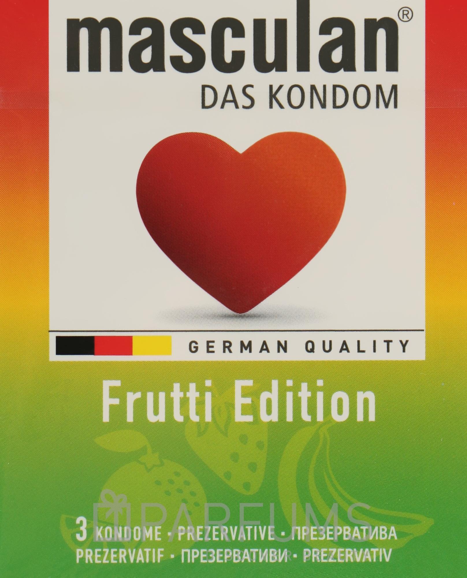 Презерватив Masculan Frutti Edition гладкие 3 шт. (4019042001032) - фото 2