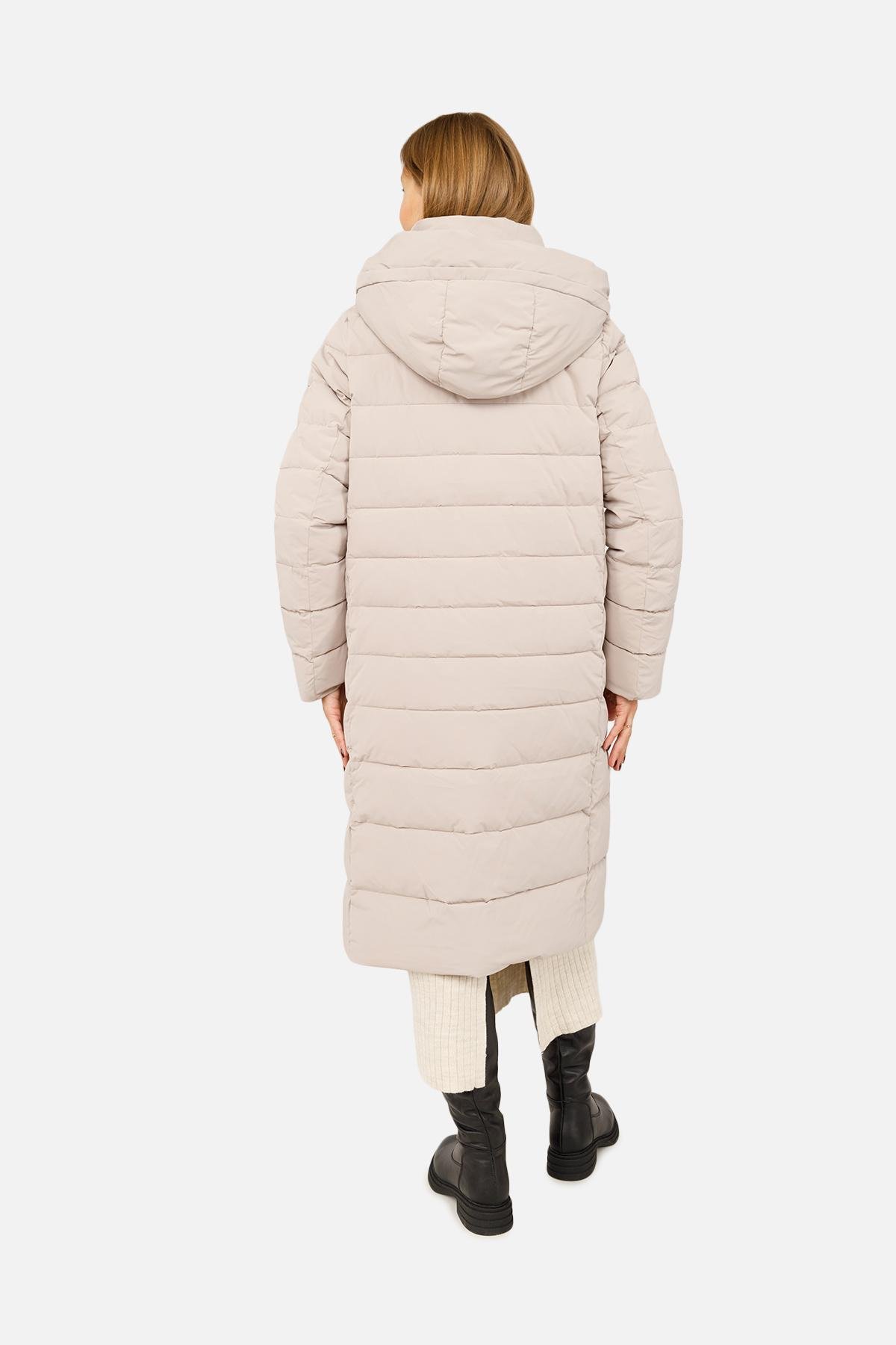 Куртка женская ЦБ-00256268 р. 42 Бежевый (28422144) - фото 3 Куртка женская ЦБ-00256268 р. 42 Бежевый (28422144) - фото 3