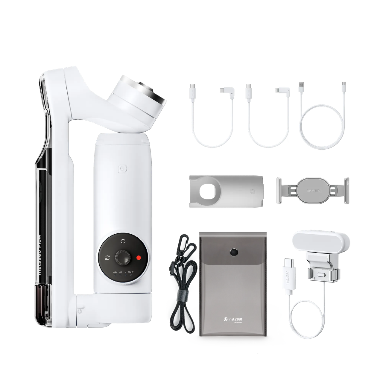 Стабилизатор Insta360 Flow Creator Kit White - фото 7 Стабилизатор Insta360 Flow Creator Kit White - фото 7