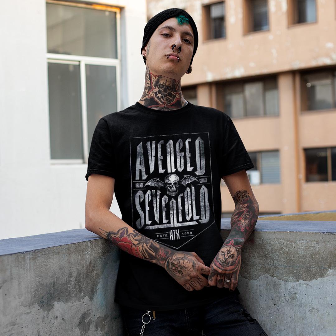 Футболка унісекс Avenged Sevenfold Orange County 2XL Чорний (00000005994)