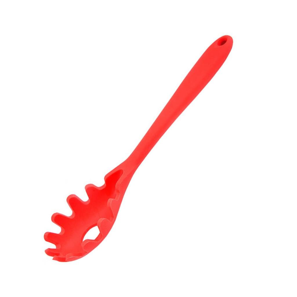 Лопатка силіконова Lesko 2019 для спагетті 28,8 см Red (1378579)