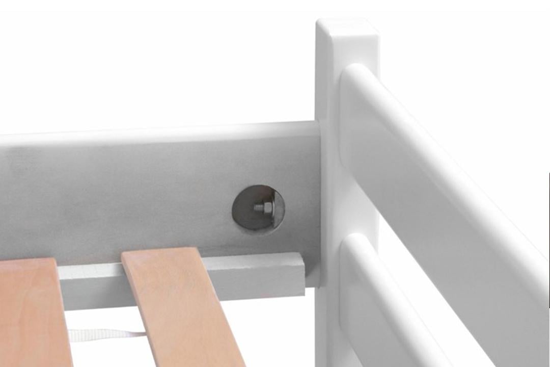 Ліжко дерев'яне Престиж Еко 160х200 см Білий - фото 4