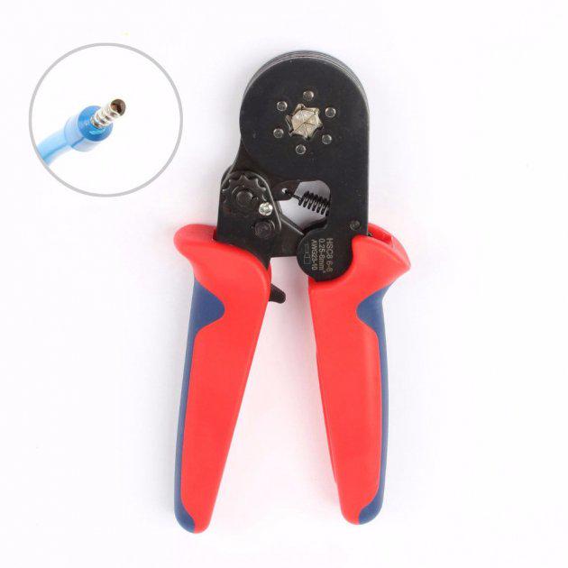 Кримпер 6 кулачків HSC8-6 0,25-6 мм з набором наконечників 400 шт. - фото 2 Кримпер 6 кулачків HSC8-6 0,25-6 мм з набором наконечників 400 шт. - фото 2