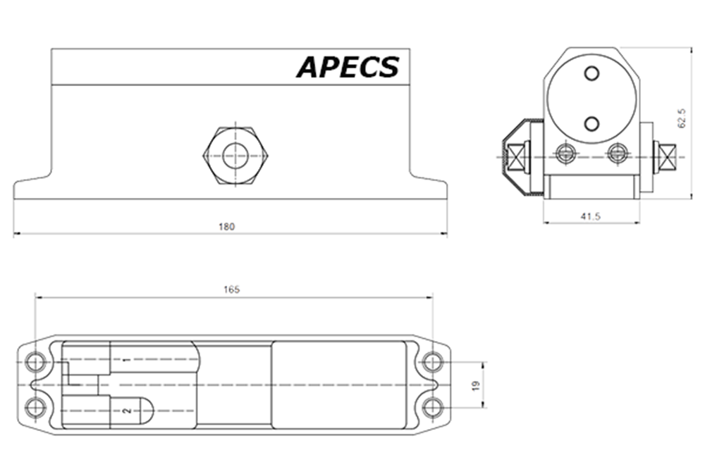 Дотягувач дверний Apecs DC-20.4 SL до 85 кг Сріблястий (00001714) - фото 3