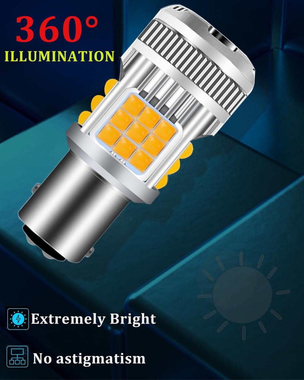 Лампа для поворотов AutoExpert Turbo LED 30W CAN-BUS/1156 BA15S P21W/180°/12V-24V (2054721618) - фото 8 Лампа для поворотов AutoExpert Turbo LED 30W CAN-BUS/1156 BA15S P21W/180°/12V-24V (2054721618) - фото 8