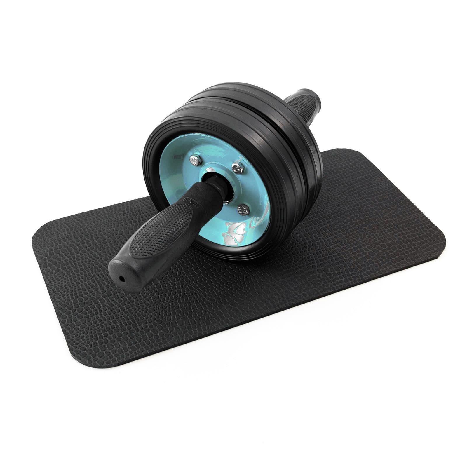 Колесо для пресса OSPORT Pro+ металлическое двойное Бирюзовый (OF-0092)