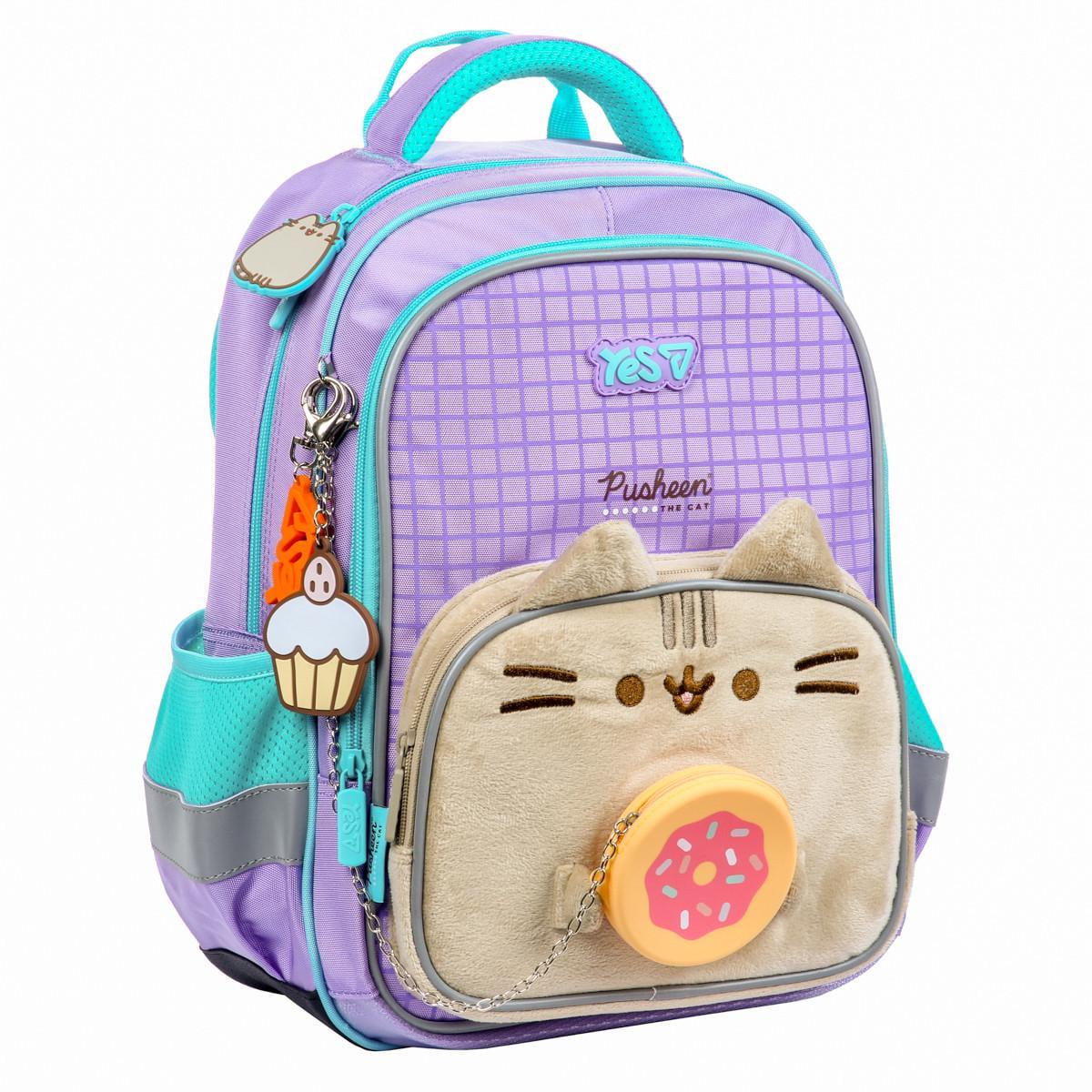 Рюкзак школьный YES Pusheen Summer S-72M для девочки 38 см (550276) Рюкзак школьный YES Pusheen Summer S-72M для девочки 38 см (550276)