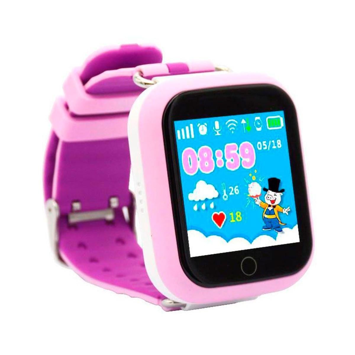 Смарт-часы детские Smart Baby Watch с GPS Q750 Wi-Fi Pink (2-17-2514166)