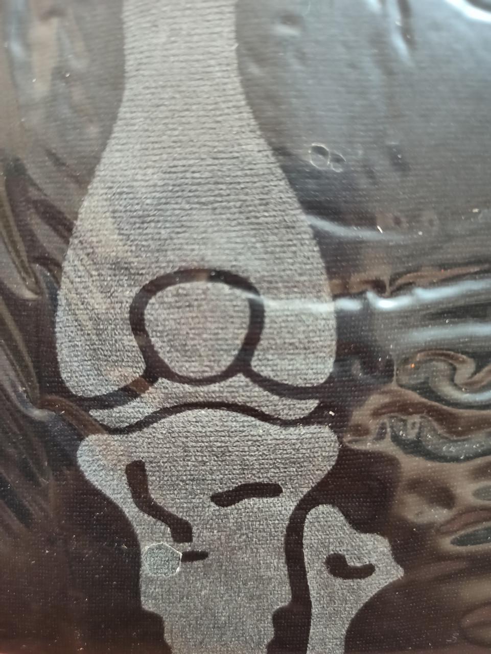 Колготки Скелет на Хэллоуин принт светятся в темноте 40 ден L р. 46-48 Черный (L0508) - фото 3