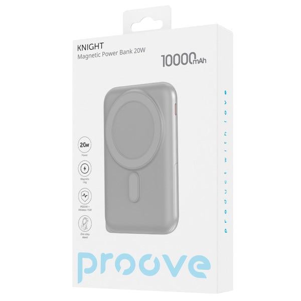 Повербанк Proove Knight Power Bank 20W 10000 mAh Dark Gray - фото 5 Повербанк Proove Knight Power Bank 20W 10000 mAh Dark Gray - фото 5