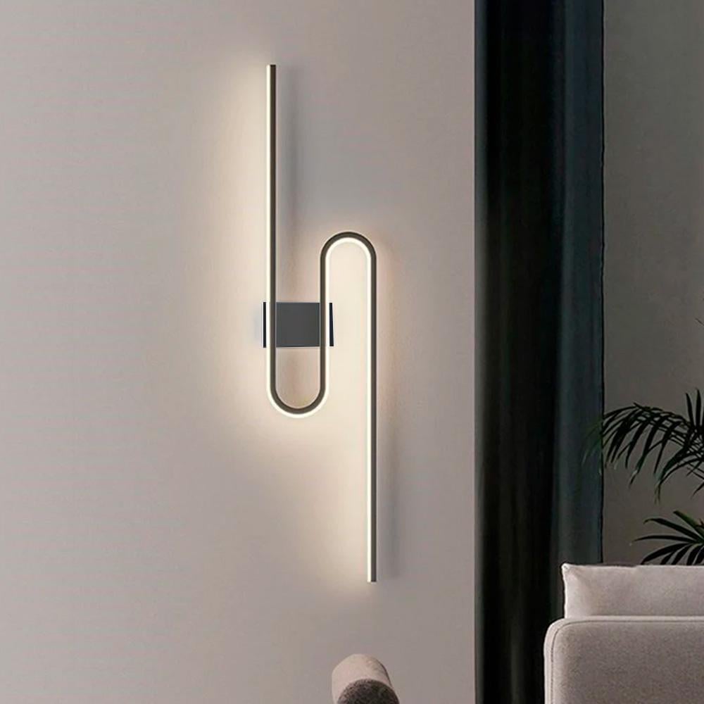 Светильник Line.F настенный LED 100 см Черный (2475_4217)