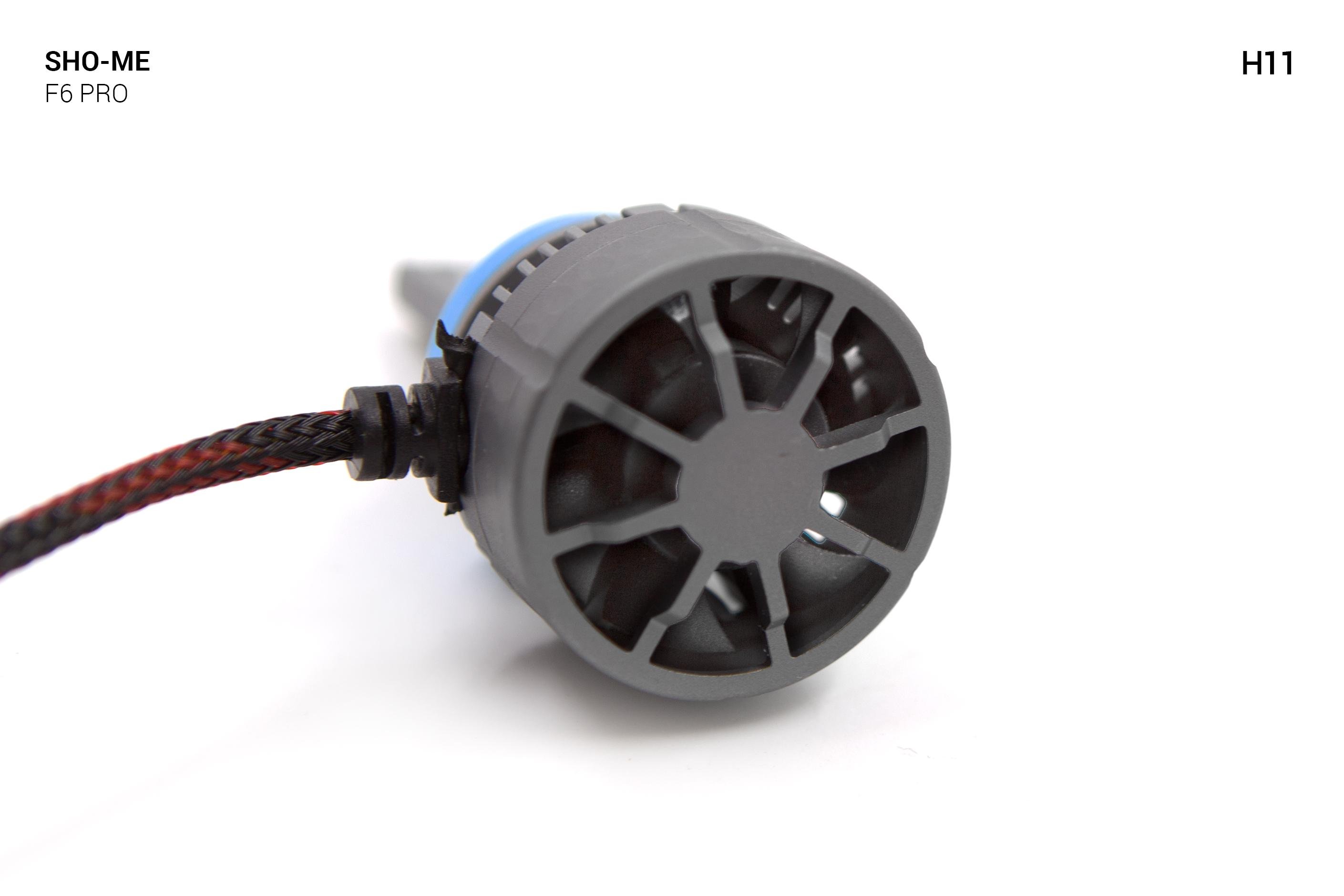 Автолампи Sho-Me F6-Pro H11 LED 35W 2 шт. - фото 3 Автолампи Sho-Me F6-Pro H11 LED 35W 2 шт. - фото 3