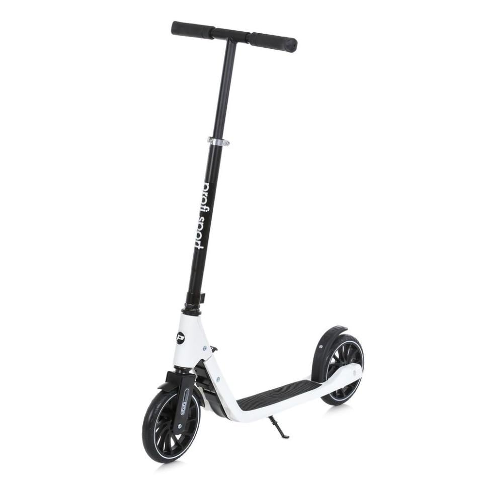 Самокат Bambi від 8 років двоколісний складний з антиковзною платформою поліуретанові колеса унісекс Білий (BT-171-S-14)