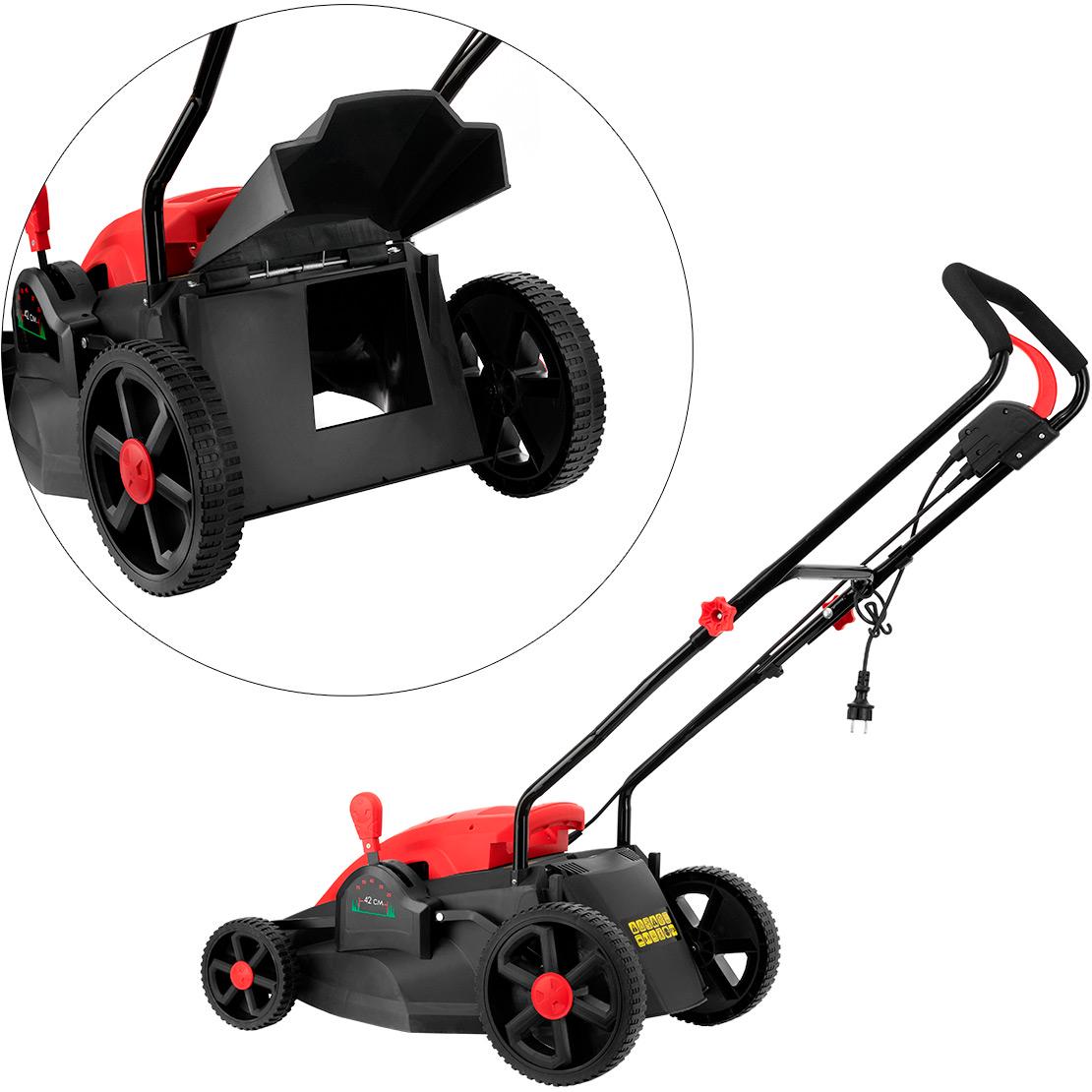 Газонокосилка электрическая Intertool (WT-1201) - фото 4 Газонокосилка электрическая Intertool (WT-1201) - фото 4