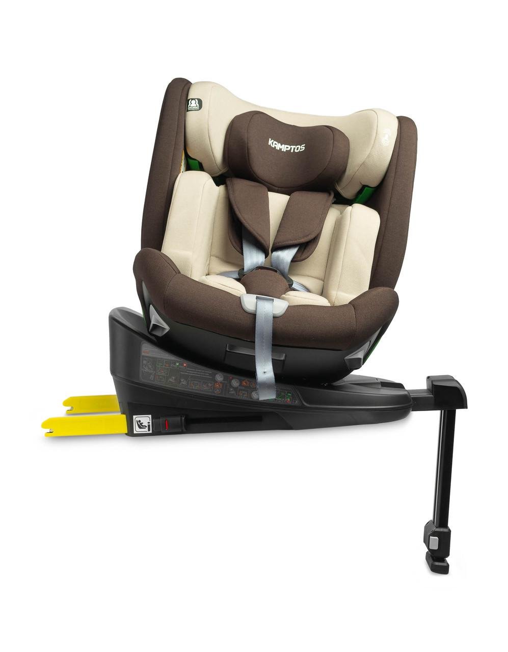 Автокресло Caretero Kamptos группа 0+/1/2/3 i-Size/Isofix 0-36 кг с системами Beige (395630) - фото 3