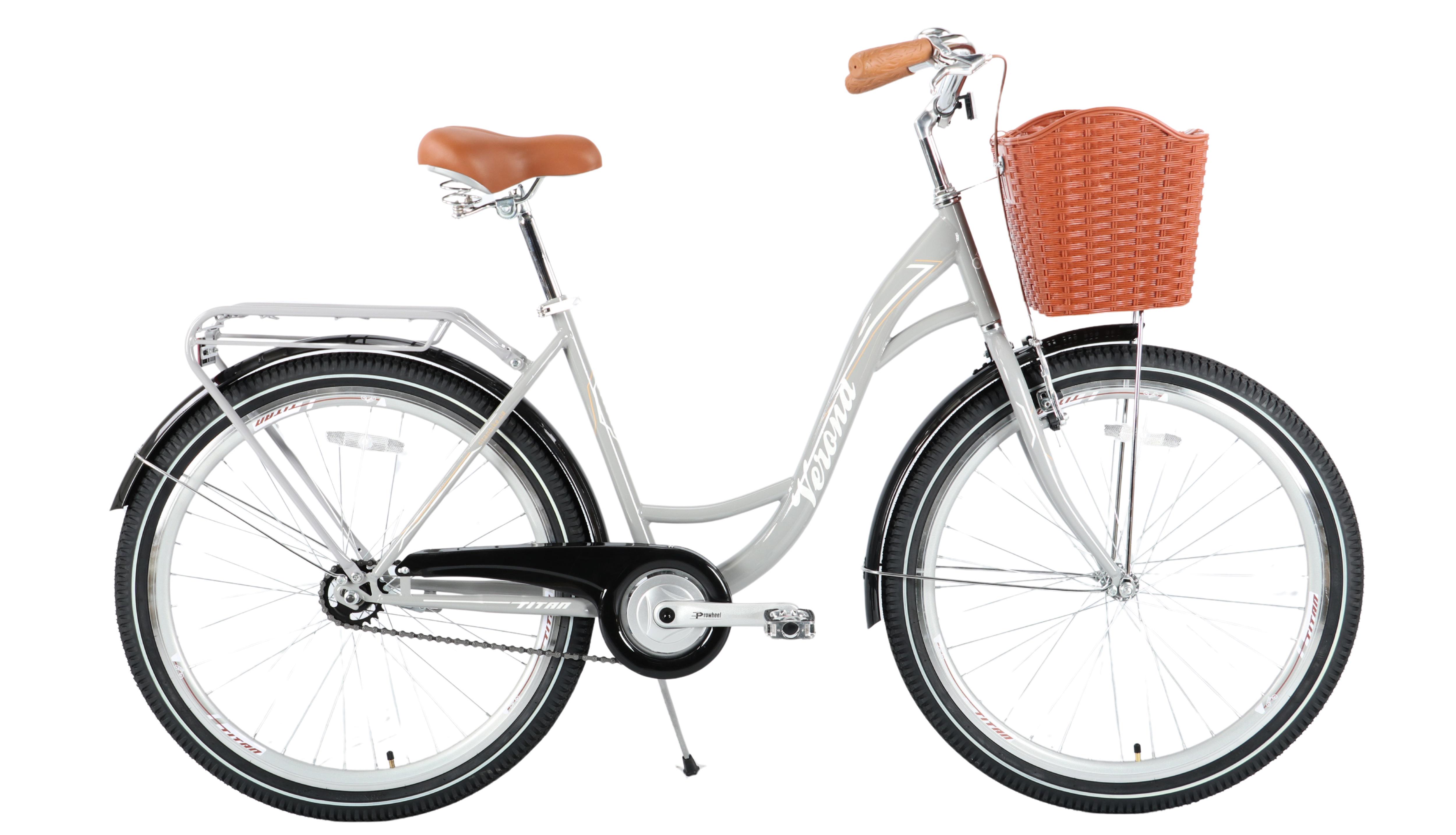 Велосипед Titan Verona 2021 26" 18" Серый