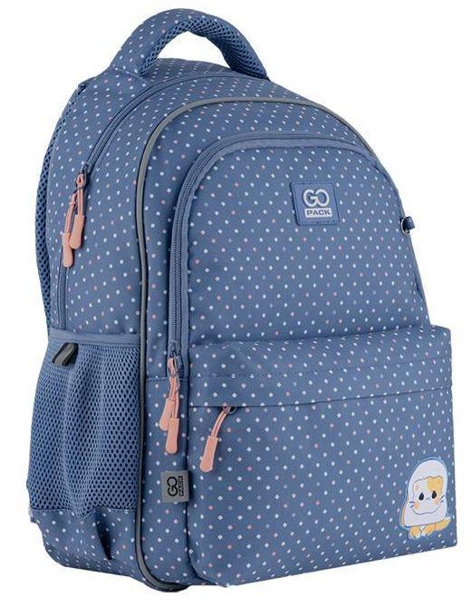 Рюкзак школьный для девочки младших классов GoPack Education GO24-182M-6 CatBread (2296749378)