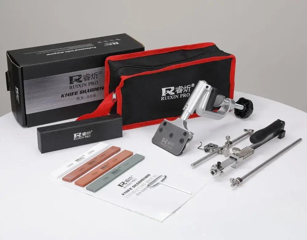 Система точильная Ruixin Pro RX‑008 с металлическим шарниром 4 камня (27083188) - фото 8 Система точильная Ruixin Pro RX‑008 с металлическим шарниром 4 камня (27083188) - фото 8